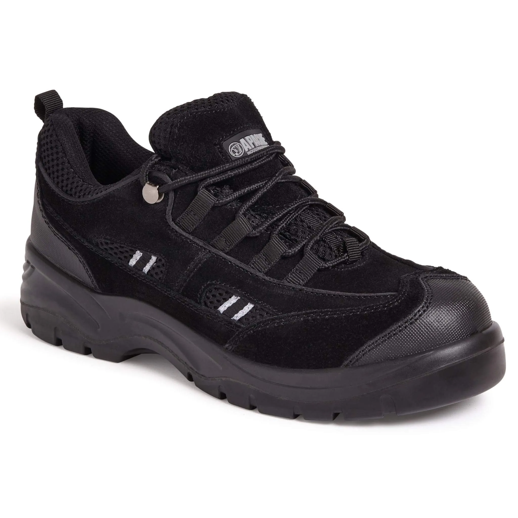 Apache AP302SM Black Suede Safety Trainers