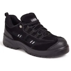 Apache AP302SM Black Suede Safety Trainers
