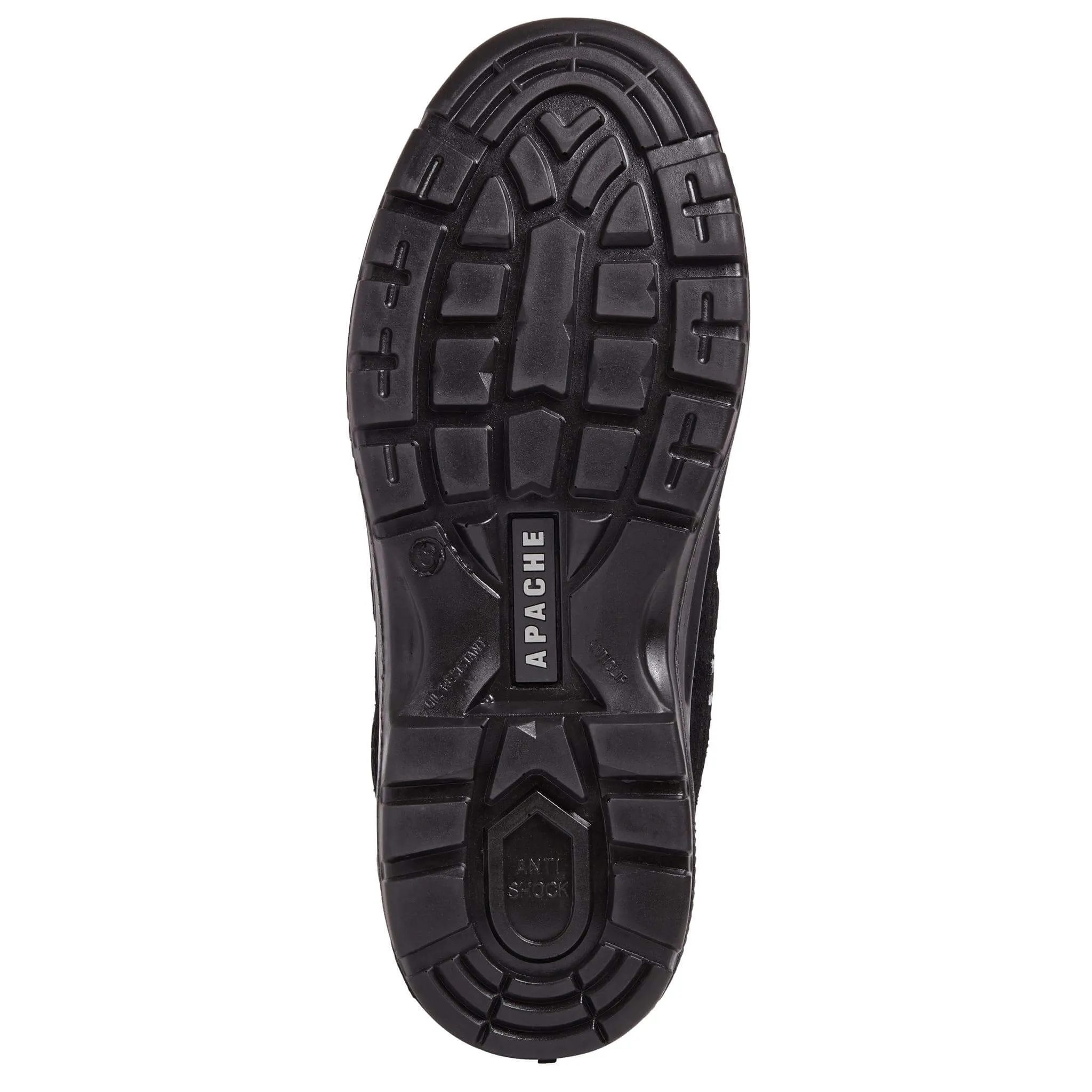 Apache AP302SM Black Suede Safety Trainers