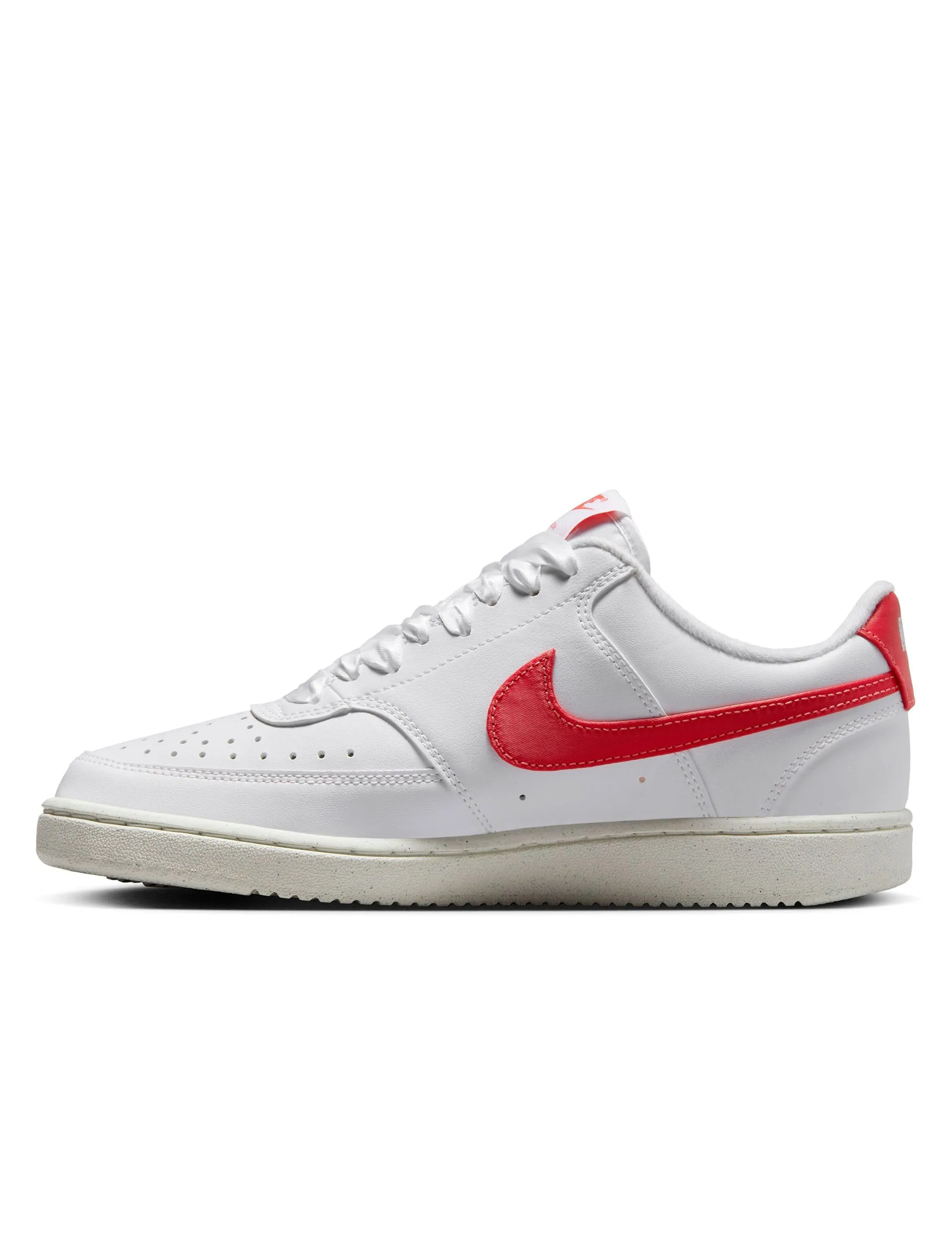 Court Vision Low Next Nature Shoes - White/Magic Ember/Sail