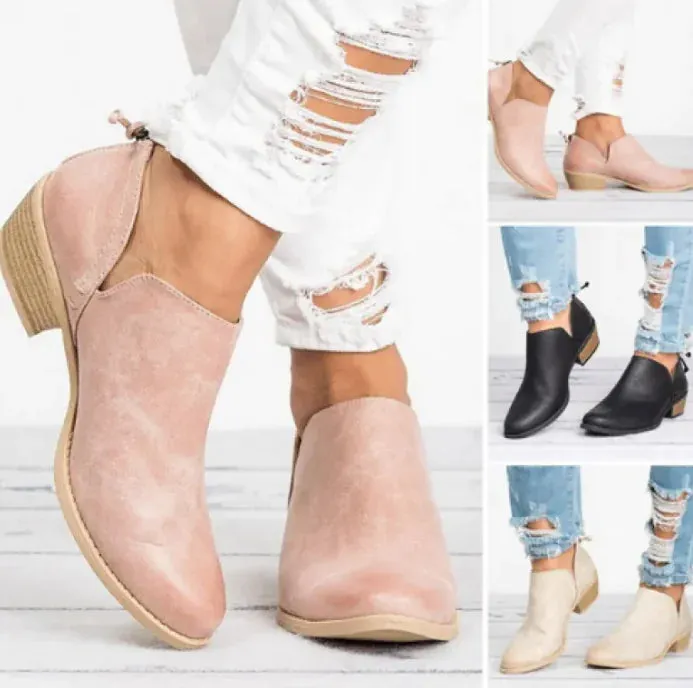 Fashion Boots For Women - Stylish Faux Suede, Comfortable Fit, Durable Rubber Sole, Versatile Design