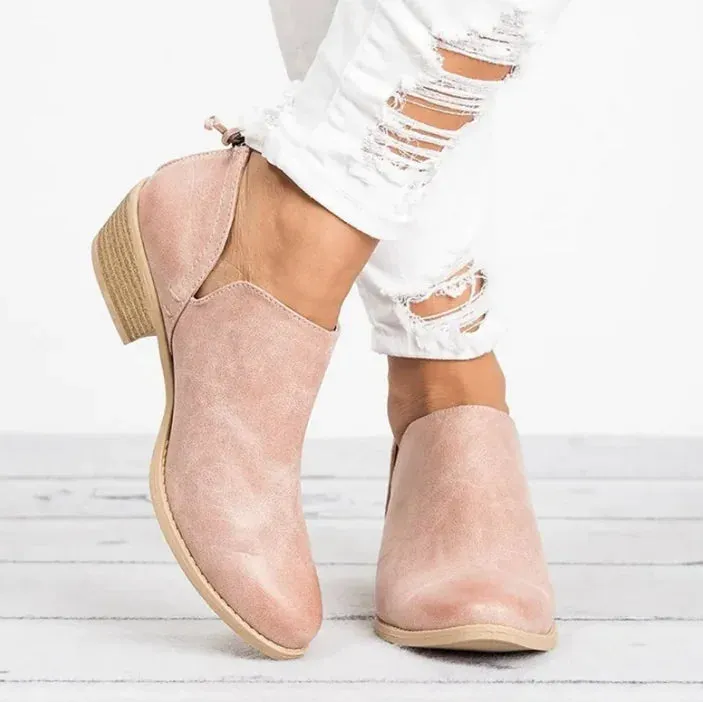 Fashion Boots For Women - Stylish Faux Suede, Comfortable Fit, Durable Rubber Sole, Versatile Design