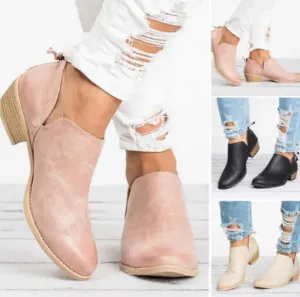 Fashion Boots For Women - Stylish Faux Suede, Comfortable Fit, Durable Rubber Sole, Versatile Design
