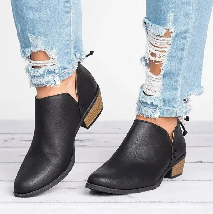 Fashion Boots For Women - Stylish Faux Suede, Comfortable Fit, Durable Rubber Sole, Versatile Design