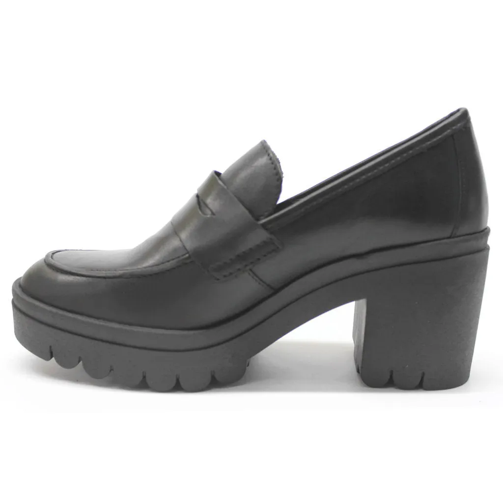 Fly London Toky803Fly Leather Women's Block Heel Slip On Shoes