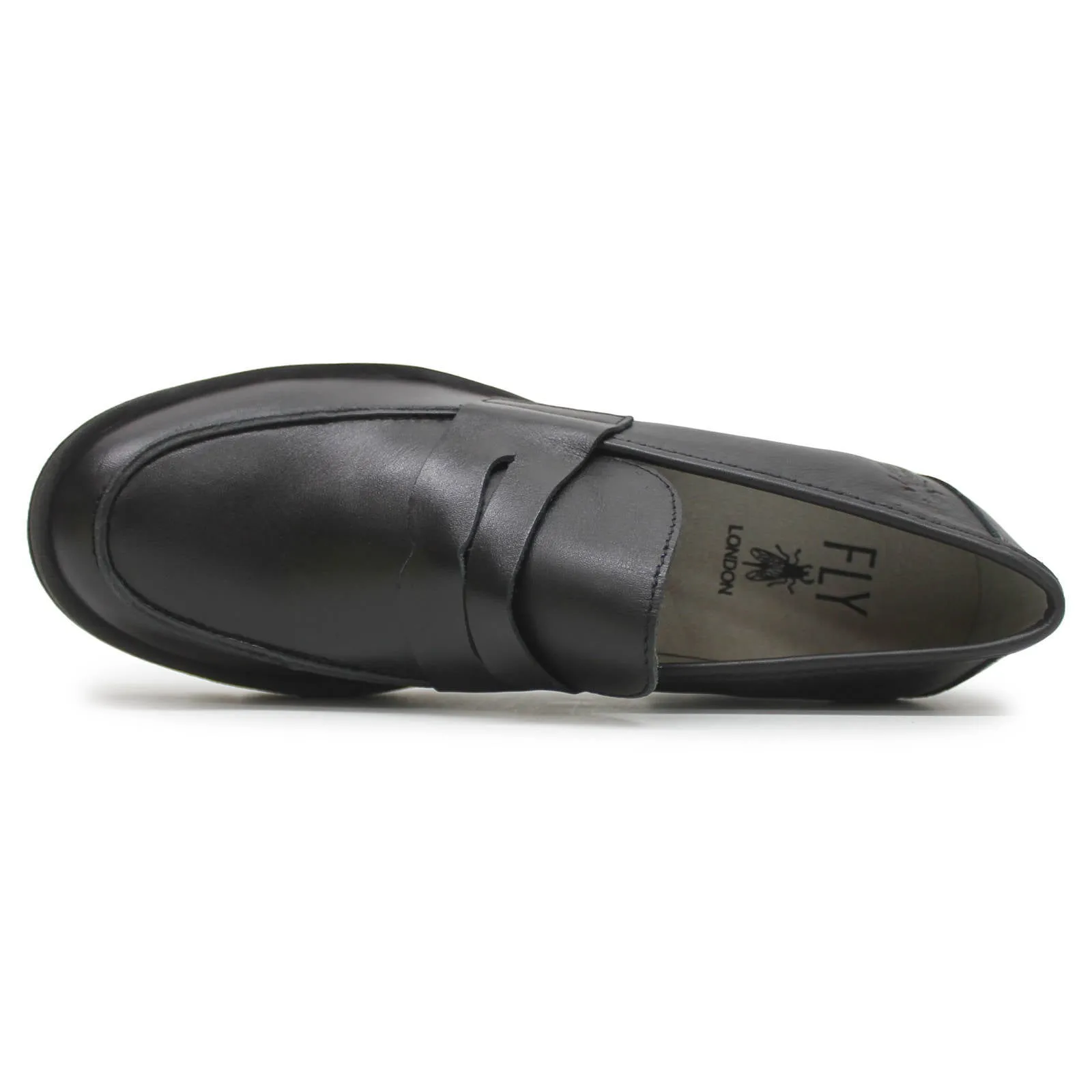 Fly London Toky803Fly Leather Women's Block Heel Slip On Shoes