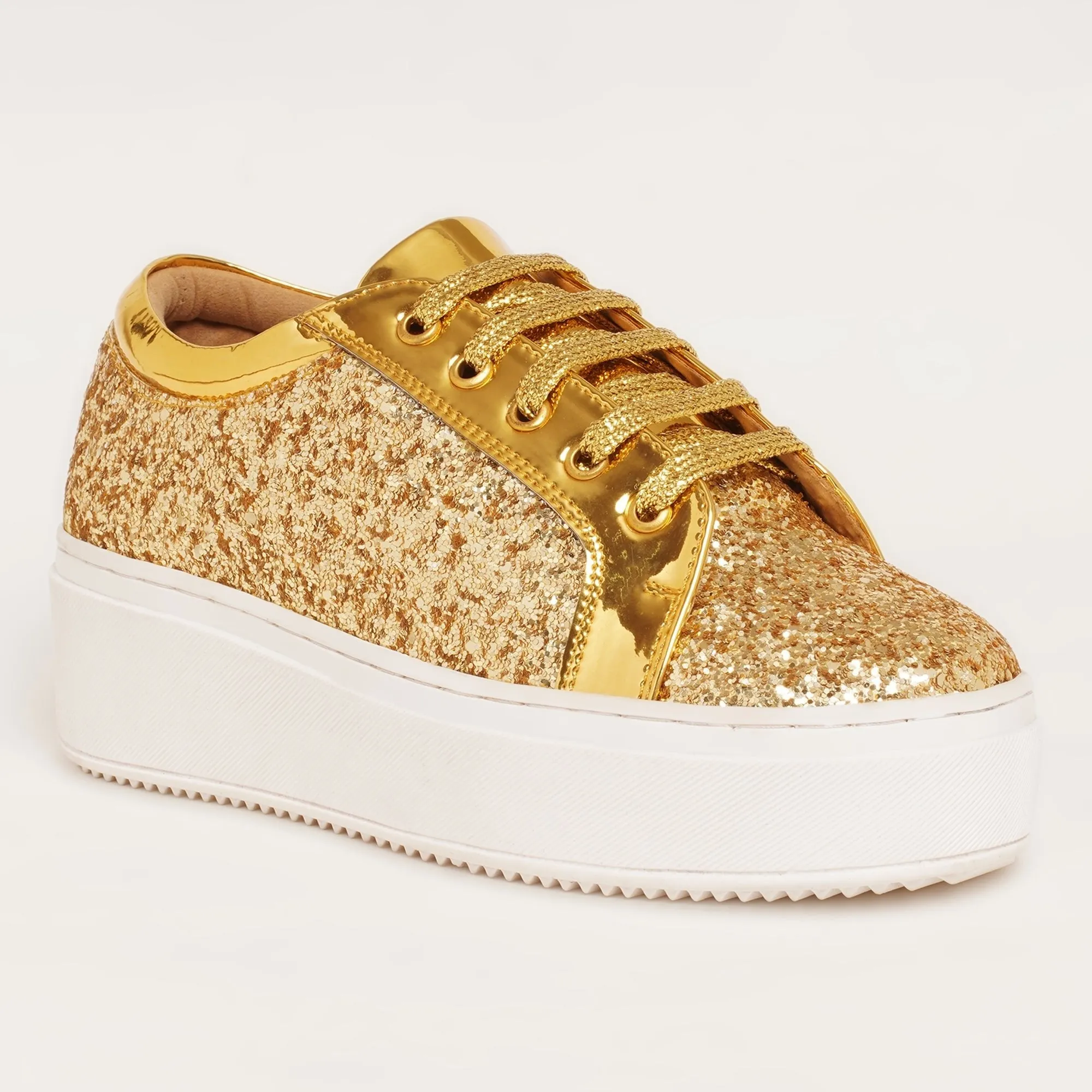 Glitterati Sneakers - Golden