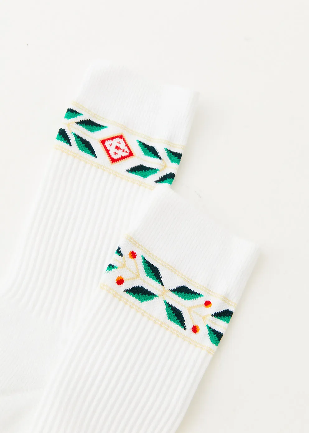 Laurel Ribbed Sport Socks