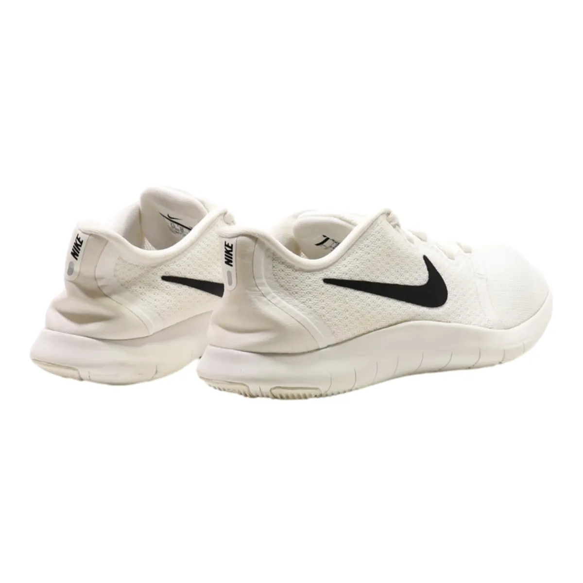 NIKE Low Top Trainers White Synthetic Womens UK 4.5