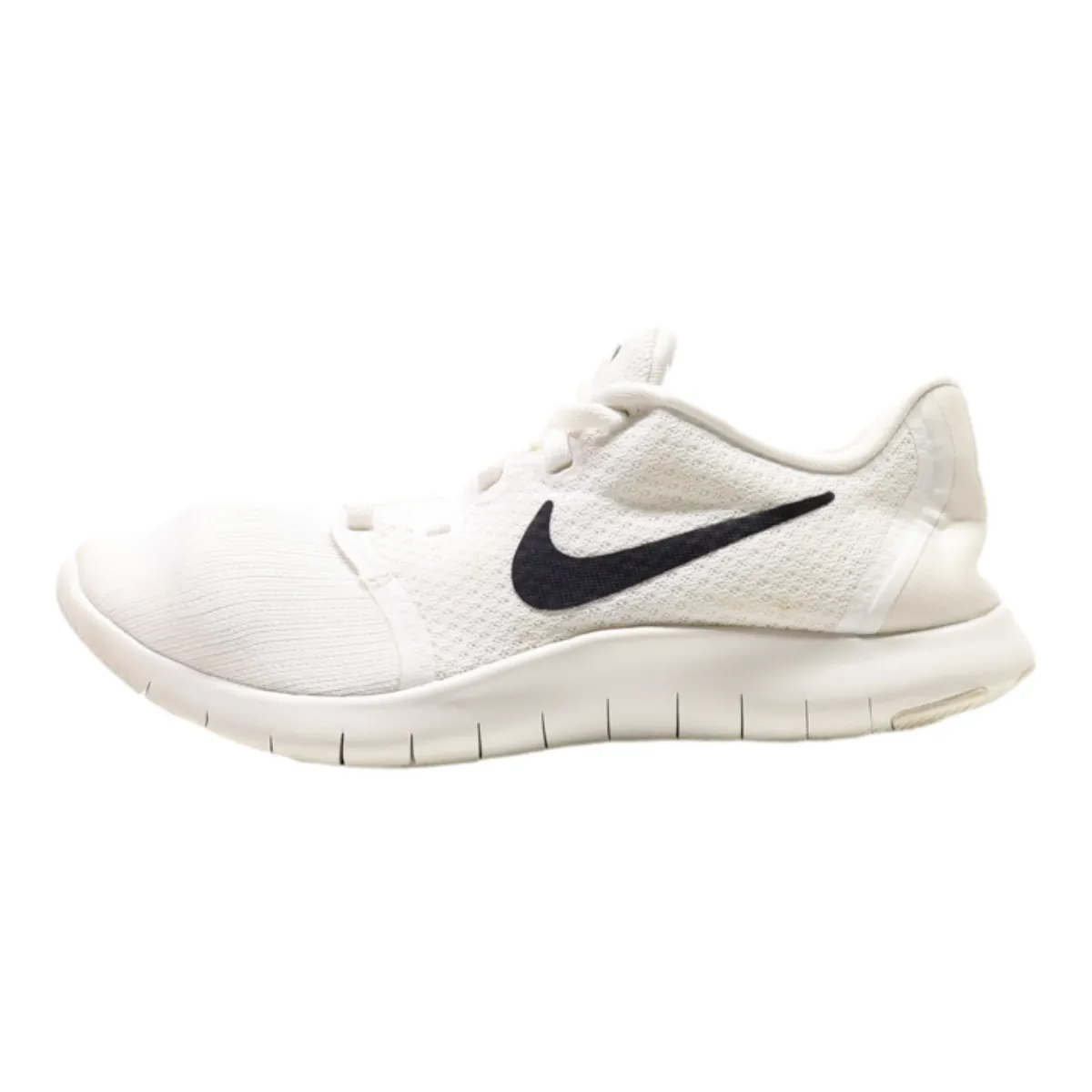NIKE Low Top Trainers White Synthetic Womens UK 4.5