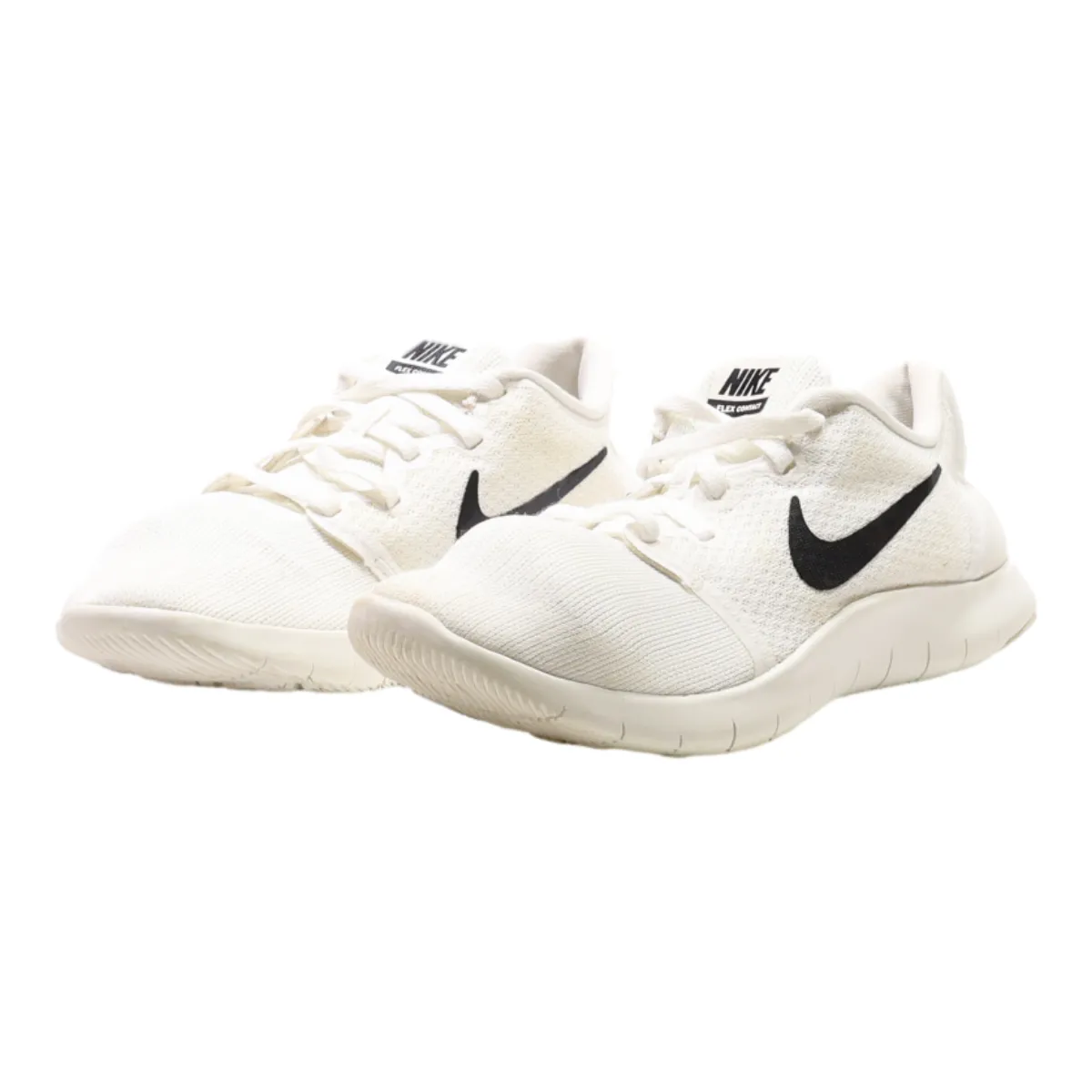 NIKE Low Top Trainers White Synthetic Womens UK 4.5