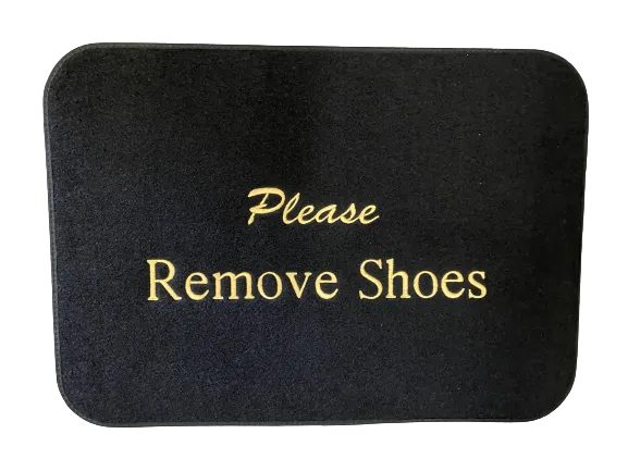 Please Remove Shoes Boat Mat