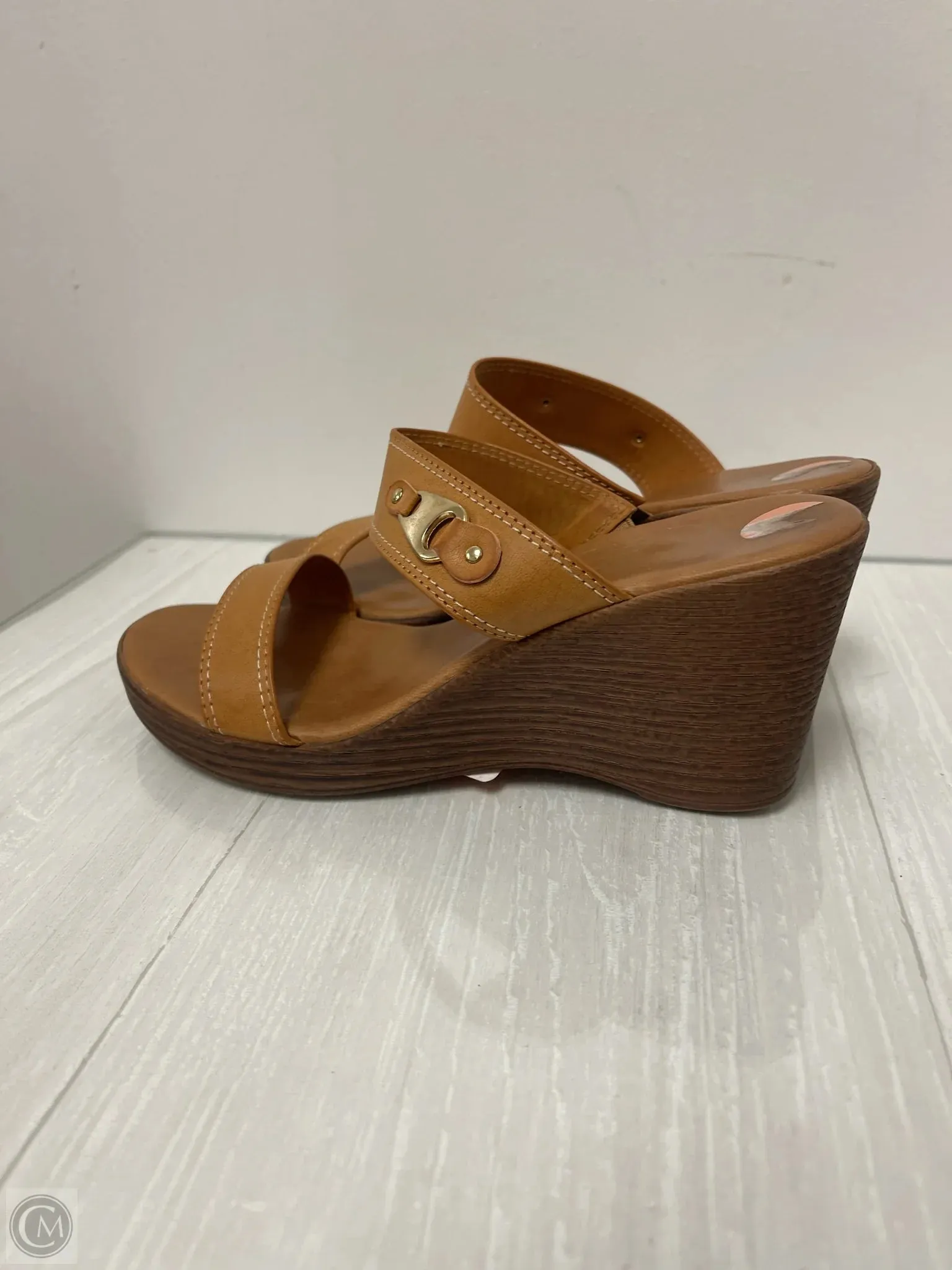 Sandals Heels Wedge By Italian Shoemakers  Size: 7