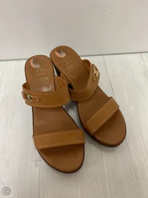Sandals Heels Wedge By Italian Shoemakers  Size: 7