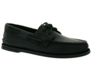 Sperry Men's A/O 2 Eye Black Size: 8.5