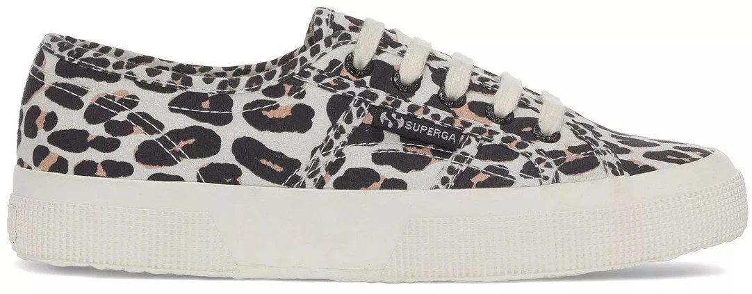 Superga 2750 Light Leopard Print Women's Canvas Trainers, New, No Box, Size 5