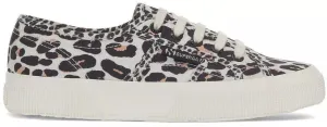 Superga 2750 Light Leopard Print Women's Canvas Trainers, New, No Box, Size 5